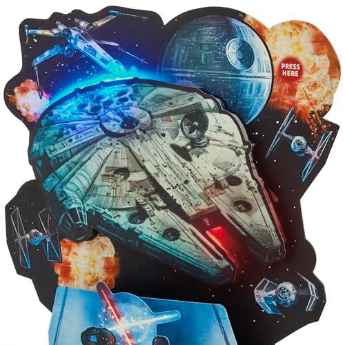 Hallmark Star Wars Pop-Up Birthday Card with Music - 3D Diorama
