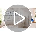 Toilet Brush Wand Kit with 14 Disposable Refill Heads