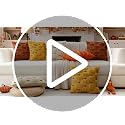 Artscope Fall Pumpkin Throw Pillow Covers 18x18, Set of 2 - Beige