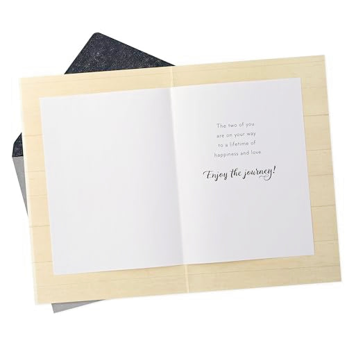 Hallmark Enjoy the Journey Wedding Card for Bridal Shower & Engagement