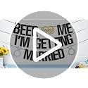 Beer Me I’m Getting Married Banner - Funny Wedding & Engagement Decor
