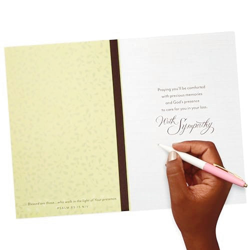 Hallmark Sympathy Greeting Card - They Leave Footprints