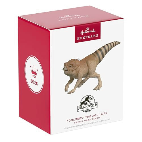 Jurassic World Dinosaur Christmas Ornament Dolores Aquilops Holiday Decoration