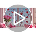TUPARKA Valentine's Day Window Clings - 100 Heart-Shaped Stickers