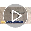 Docrok Stainless Steel Shower Squeegee with Hooks - 10 Inch