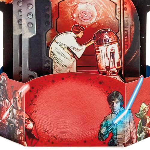 Hallmark Star Wars Pop-Up Birthday Card with Music - 3D Diorama