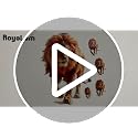 RoyoLam Walking Lion Wall Decal - Removable Jungle Animal Nursery Decor