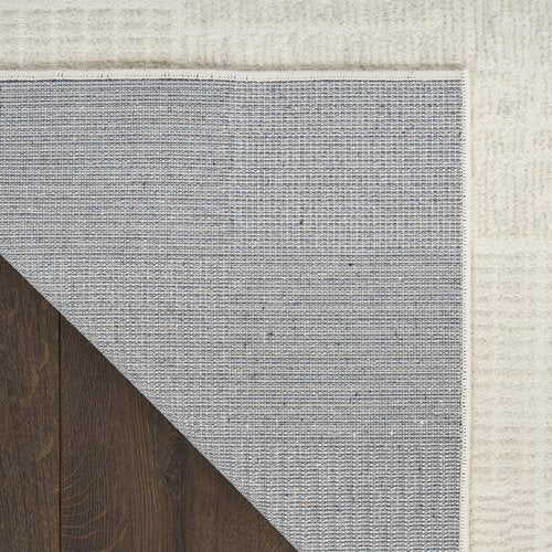 Nourison Home Nordic Ivory 2' x 6' Area Rug - Easy Clean, Non Shedding, Bed Room, Living Room, Dining Room, Kitchen (6' Runner)