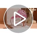 Milcier Thank You Appreciation Gift Acrylic Heart Plaque for Women, Teacher, Mom, Friend - Cherry Blossom Design