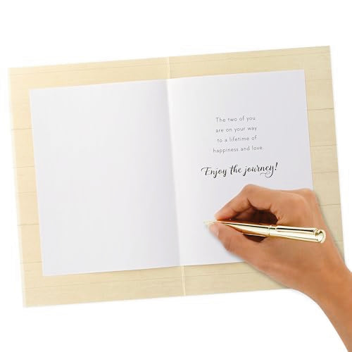 Hallmark Enjoy the Journey Wedding Card for Bridal Shower & Engagement