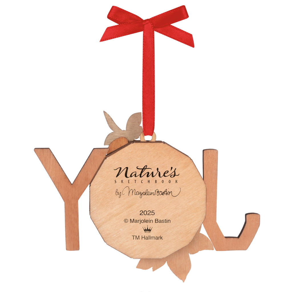 Hallmark Keepsake Christmas Ornament, Marjolein Bastin Charming Cardinals, Papercraft, Gifts for Nature Lovers
