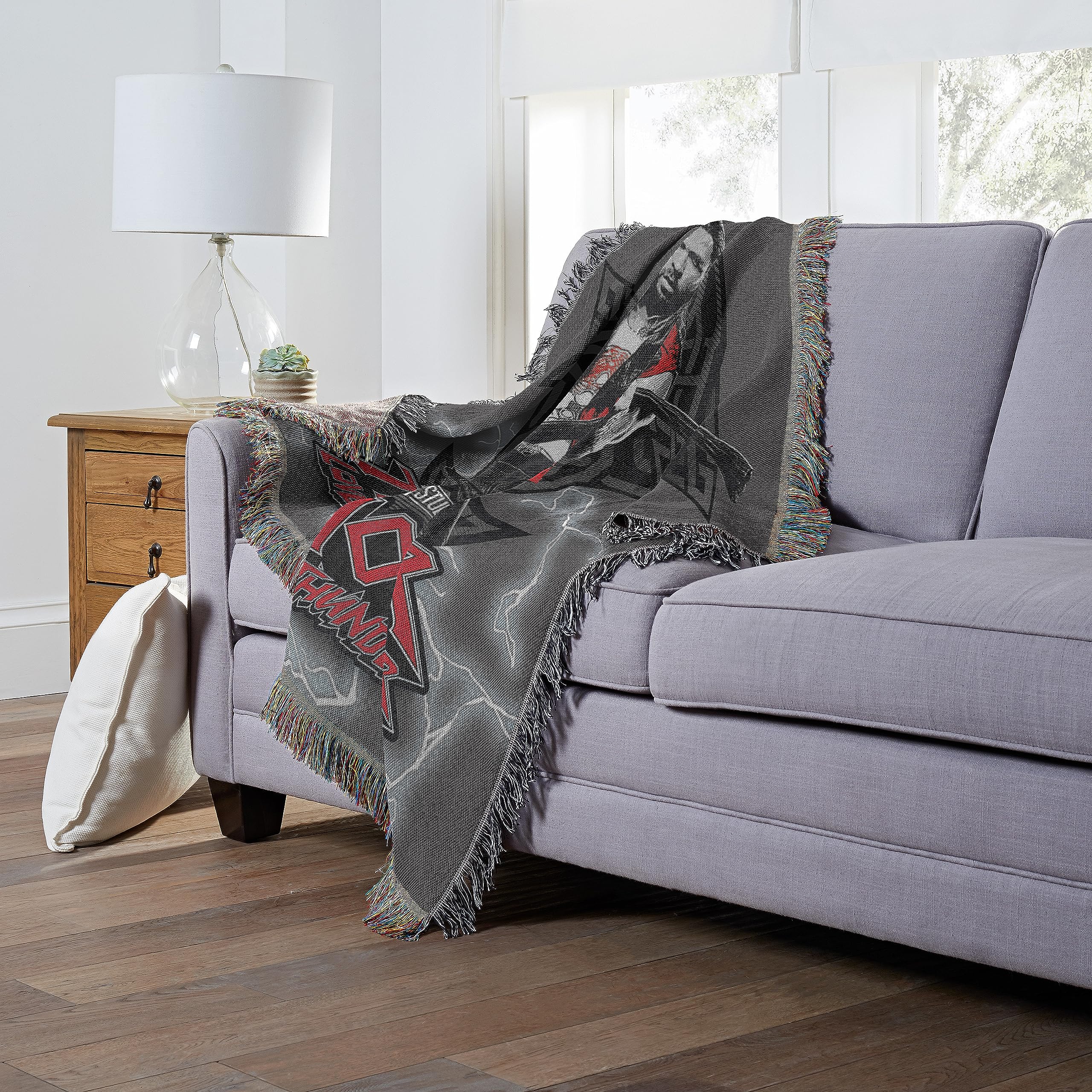 Northwest Thor Woven Tapestry Throw Blanket, 48" x 60", Thors Axe