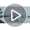 Purple Kids Visual Timer - 60-Minute Countdown Timer for Time Management