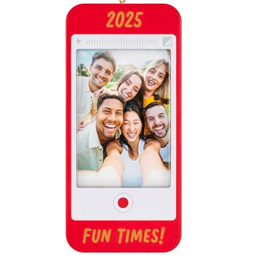 Hallmark Keepsake Christmas Ornament 2025, A Moment to Remember 2025 Photo Frame, Gifts for Friends and Family