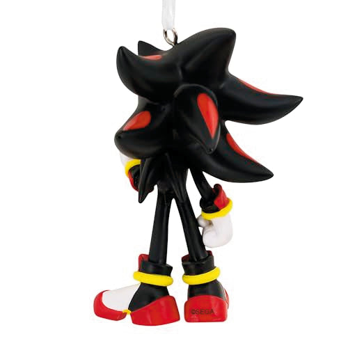 Shadow the Hedgehog Christmas Ornament - Sonic Video Game Holiday Decor