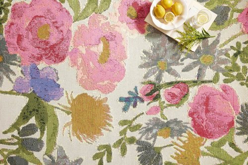 Loloi Botanical Collection BOT-01 Ivory/Multi 2'-5" x 3'-11" Accent Rug