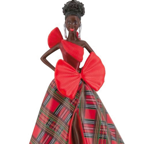 Hallmark Mattel African American Barbie Christmas Ornament