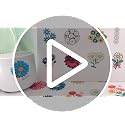 Colorful Daisy Floral Stickers - 56 Waterproof PET Stickers