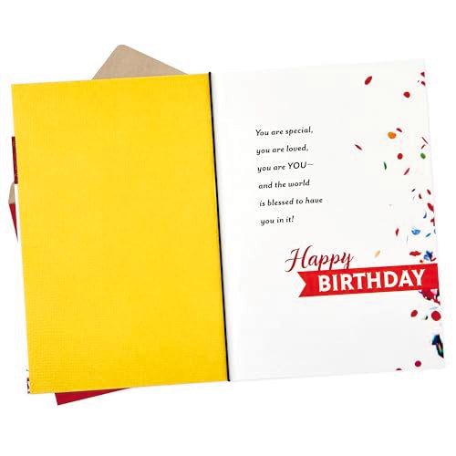 Hallmark DaySpring Religious Birthday Card Celebrating You - Inspirational Greeting Card for Friends & Family
