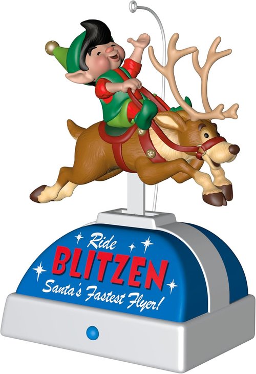 Hallmark Keepsake Christmas Ornament - Merry Mechanical Ride with Motion & Music | Unique Holiday Gift