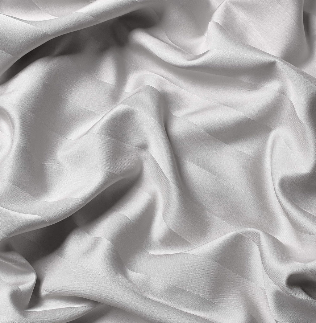Pure Bamboo Full Sheets - Luxuriously Soft & Cooling 100% Organic Viscose Bed Sheet Set | Jacquard White, 2-Year Quality Promise