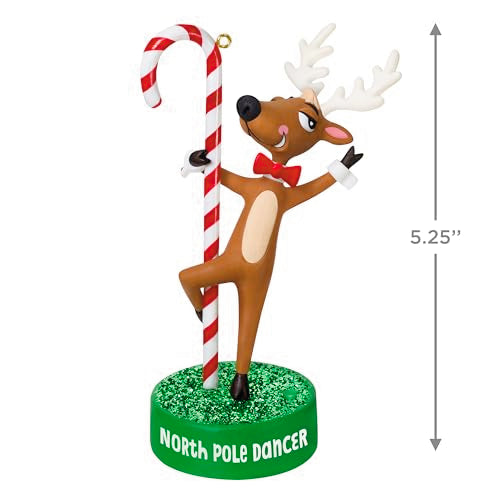 Hallmark Keepsake Christmas Ornament 2025, North Pole Dancer with Sound, Funny Gifts