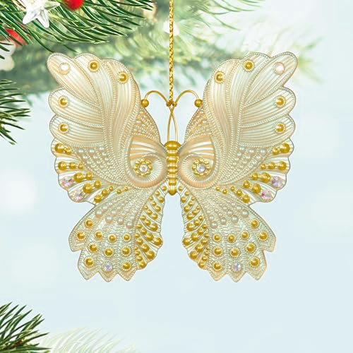 Hallmark Keepsake Christmas Ornament 2025, Brilliant Butterflies, Gifts for Nature Lovers