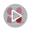 Dimeho Heart Shaped Compact Folding Mirror - Double Sided Portable Travel Makeup Vanity Mirror with 2X Magnification, Pink-Silver Glitter