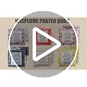 Handcrafted Mini Prayer Quilt with Cross - Portable Spiritual Gift