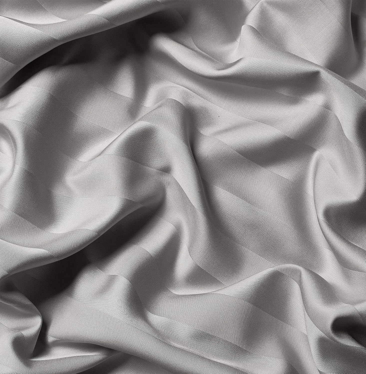 Pure Bamboo King Sheets - Luxuriously Soft 100% Organic Viscose Bed Sheet Set | Jacquard Silver, 2-Year Quality Promise