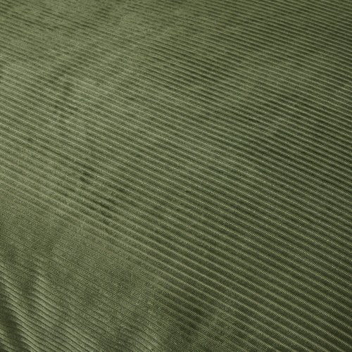 Lush Decor Arden Ribbed Corduroy Comforter 2 Piece Set Twin/Twin XL Olive - Green Bedding Set - Velvet Comforter - Kids Bedding - Dorm Decor - Retro Decor