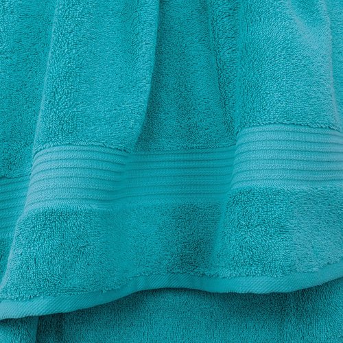 Cotton Paradise 6-Piece Towel Set - 100% Soft Absorbent Turkish Bath Towels | Aqua Blue