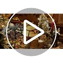 Artificial Pine Picks with Gold Berries and Pinecones - Christmas Decor, 25 Pack