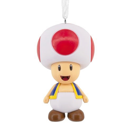 Hallmark Super Mario Toad Christmas Ornament - Collectible Holiday Decor