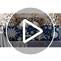 Set of 4 Snowflake Christmas Pillow Covers - Soft Polyester Holiday Decor
