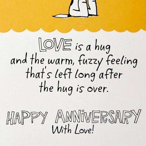 Hallmark Peanuts Anniversary Card with Sweet Sentiment