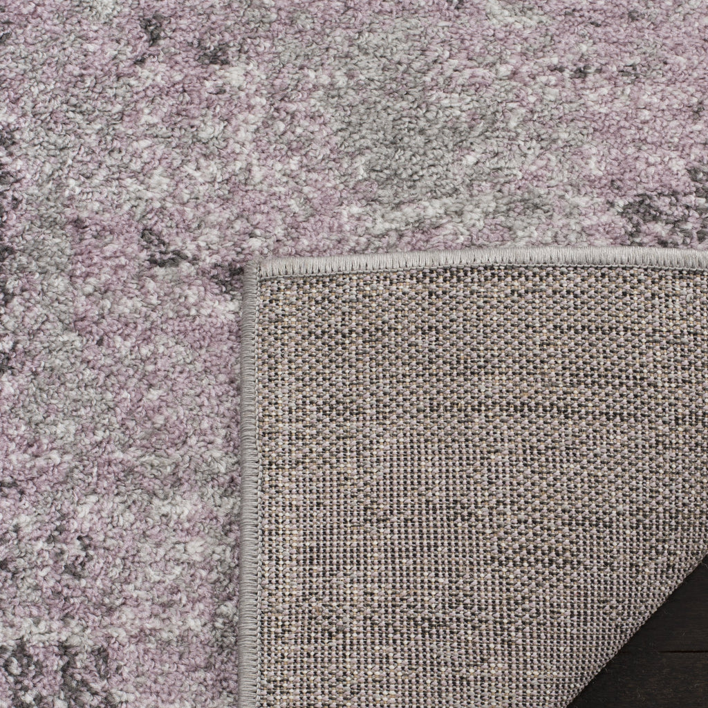SAFAVIEH Adirondack Collection Accent Rug - 2'6" x 4', Light Grey & Purple, Modern Abstract Design, Non-Shedding & Easy Care, Ideal for High Traffic Areas in Entryway, Living Room, Bedroom (ADR130M)
