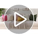 OTOSTAR Pack of 2 18x18 Inch Olive Green Linen Throw Pillow Covers