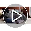 TELUS Velvet Body Pillow Cover, 20x54 Inch Long Pillowcase - Light Grey