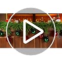 Halloscume Vintage Christmas Glass Ornaments - Champagne Mercury Glass Balls, 4 Inch, Set of 8