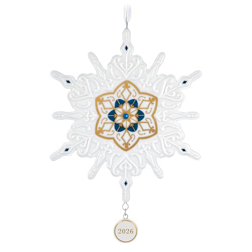 Hallmark Keepsake Christmas Ornament Snowflake 2026 - Festive Holiday Decor
