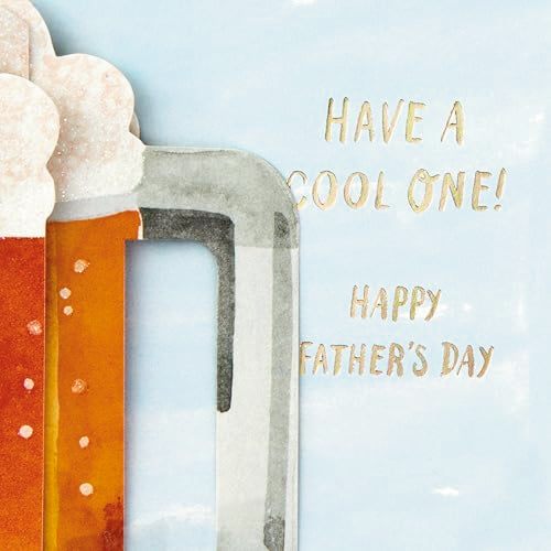 Pop-Up Father's Day Card - Beer Mug Design, 5" x 7.2"