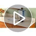 Stainless Steel Hand Towel Holder Stand - Free Standing C-Shape Rack, Matte Black
