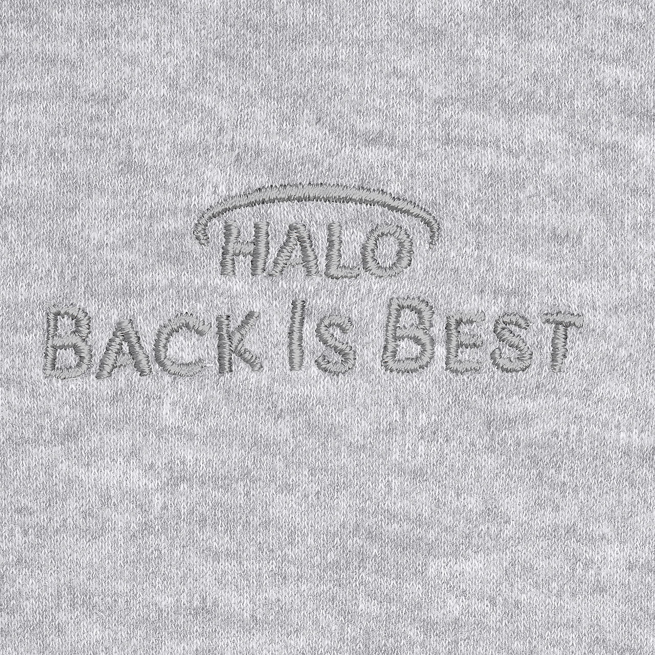 HALO Baby Sleepsack Swaddle Wearable Blanket, 3-Way Adjustable Infant Sleepsack, TOG 1.5, Ideal Temp, Heather Grey/Aqua, Newborn, 0-3 Months, 6-12 Pounds