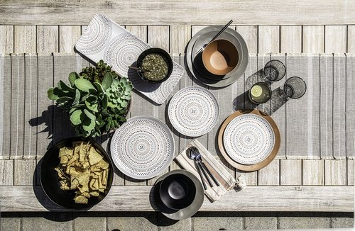 Abode Homewares Planta 10.5'' Dinner Plate Durable Planta Indoor/Outdoor, Shatter-Resistant, and Dishwasher Safe Dinnerware for Camping and Outdoor Dining - Matte Terracotta - Set of 6