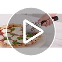 Gorilla Grip Red Stainless Steel Large Pizza Cutter Wheel - 3.5" x 9"
