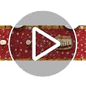 Snowman Christmas Table Runner 13x36 Inch - Holiday Home Decor, Red Variation