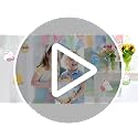 24PCS Easter Hanging Swirl Decorations - Bunny & Egg Designs