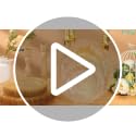Gold Glitter Disposable & Reusable Plates for Party - 60PCS