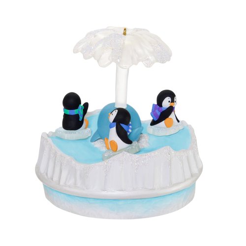 Hallmark Keepsake Christmas Ornament 2025, Playful Penguins Musical with Light and Motion